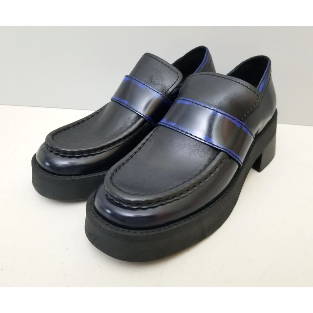 E8 By Miista Lib Loafer in Black w/ Blue Size 37